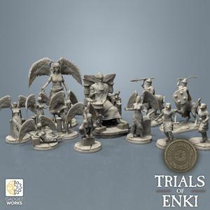 Sumerian gods and monsters - 12 figure value set