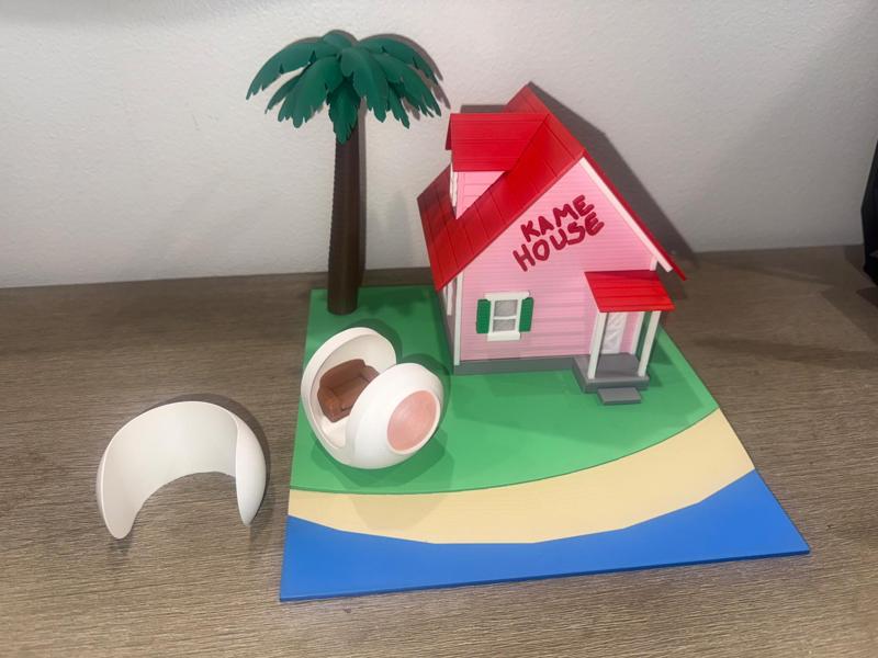 DBZ Kame House Diorama
