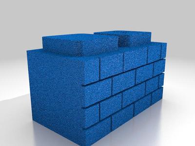 Block City Brick-style Block Set