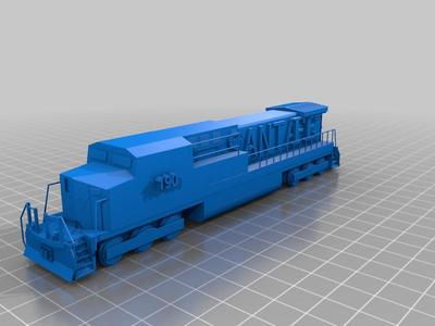 	santa fe 190 train SD70ACE