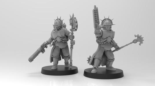 Lunar Auxilia Dark Adepts - Presupported
