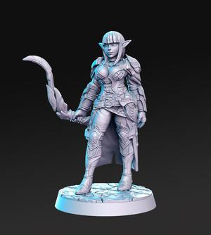 Mirvielle - Female Archer - 32mm - DnD