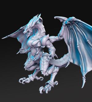 Roidranyl (mechanical construct dragon) - 32mm - DnD