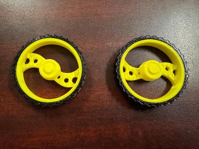 TPU Wheels for Rubber band racer   