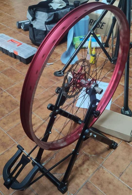  Unicycle stand for bike rack stand