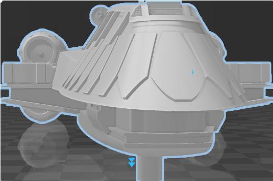 Star Wars X-Wing Miniatures: C-ROC Gozanti Class Light Cruiser (No Top Engine)