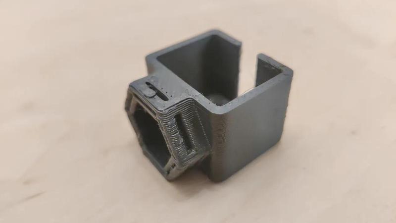 Nozzle / Hotend holder Bambulab A1 (mini) for Honeycomb Storage Wall (HSW) - with latched inserts   