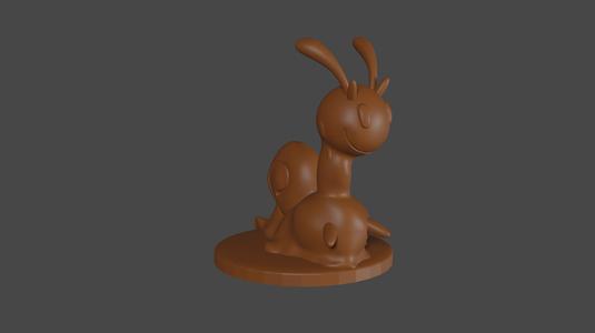 Pokemon inspired, Sliggoo Tabletop DnD miniature