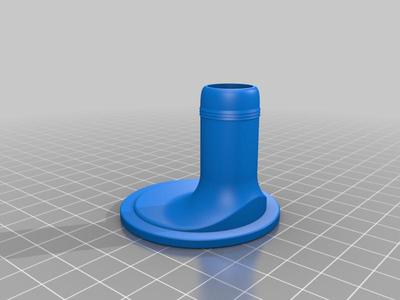 Hose connection nozzle for IBC