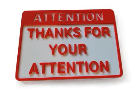 Thanks for attention - sign