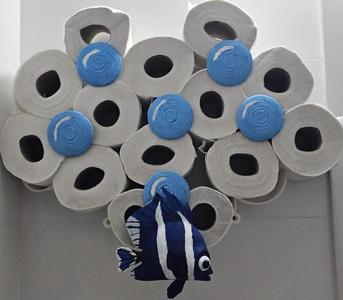 Deb/Flo toilet paper holder   