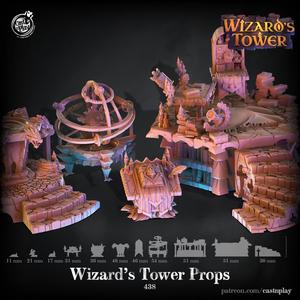 Wizard's Tower Props (Pre-Supported)