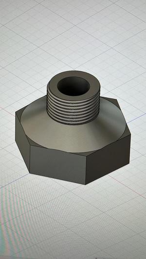 Adapter 1 Zoll auf 1/2 Zoll