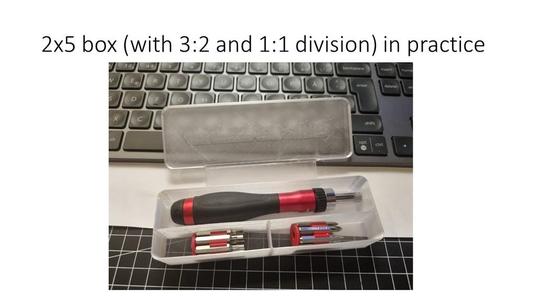 Customizable box with customizable dividers
