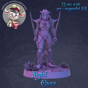 Night elf rogue calm female