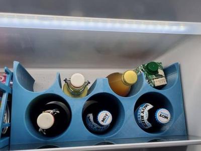 Bottle holder / bottle storage for fridge