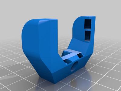Prusa Mini Detachable Cooling Duct Assembly V2 with rear cooling notched(remix)