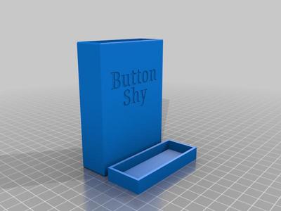 Button Shy Wallet Card Game Storage Box - Sprawlopolis, Ugly Griffon Inn, Food Chain Island etc
