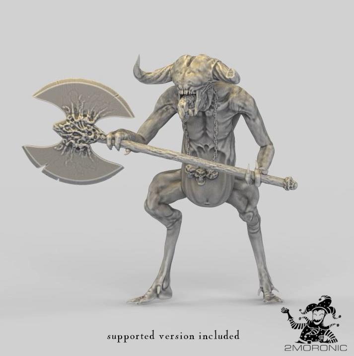 Labyrinth Guardian of the Great God Pan - Large Dark Fey version 3, 2-inch base, 80 mm height large miniature