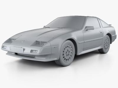 Nissan 300ZX (Z32) 3D Model