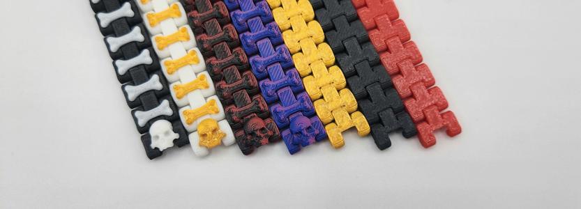 Lucky Charm Slimline Flexi Silk Bracelet Single