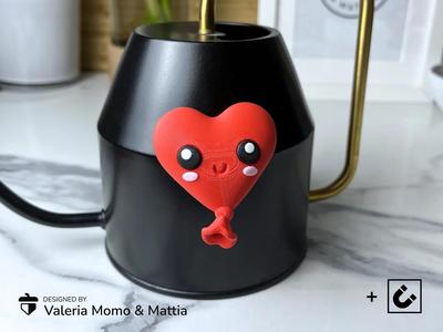 Heart Balloon Eyes Magnet, San Valentine's Gift!   