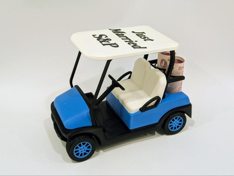 Golf Cart Miniature - Wedding gift