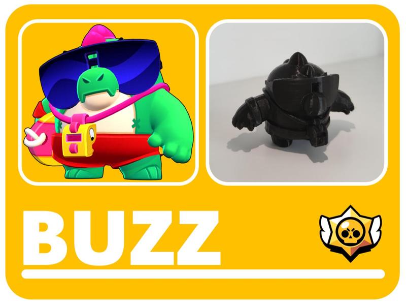 Buzz brawl stars figurine