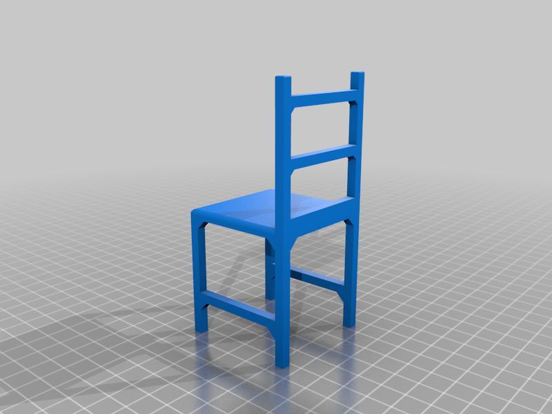 simple chair / einfacher Stuhl