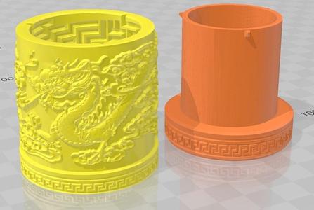 Dragon container Puzzle Box