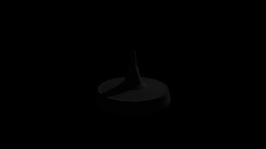 25mm Circle Base with Flying Stand and Hollow Bottom