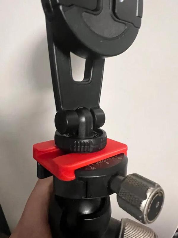 Arca Swiss tripod mount to hot/ cold shoe adapter plate   