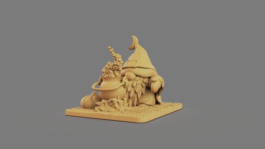 Halloween Witch Gnome