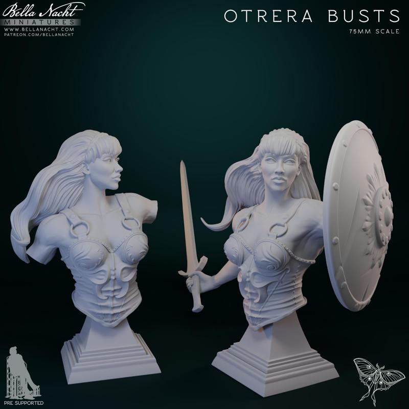 Otrera Busts | 75mm | PreSupported