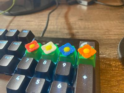 Flower Keycaps