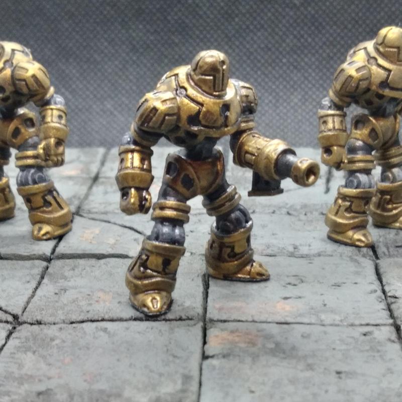 Warcast Soldier w/ Gun, Construct Miniature