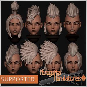 UPDATED: Space nuns punk anime heads