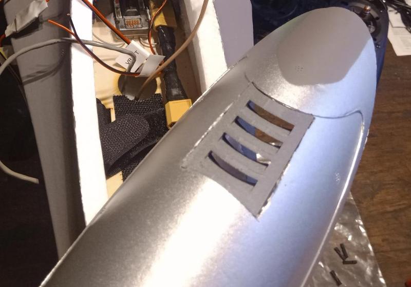 ESC/VTX Cooling Air Intake for FMS Futura 64mm