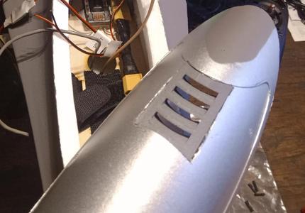 ESC/VTX Cooling Air Intake for FMS Futura 64mm