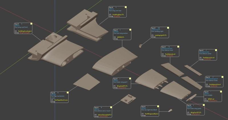 Electra RC Model - Port Wing - Section 5