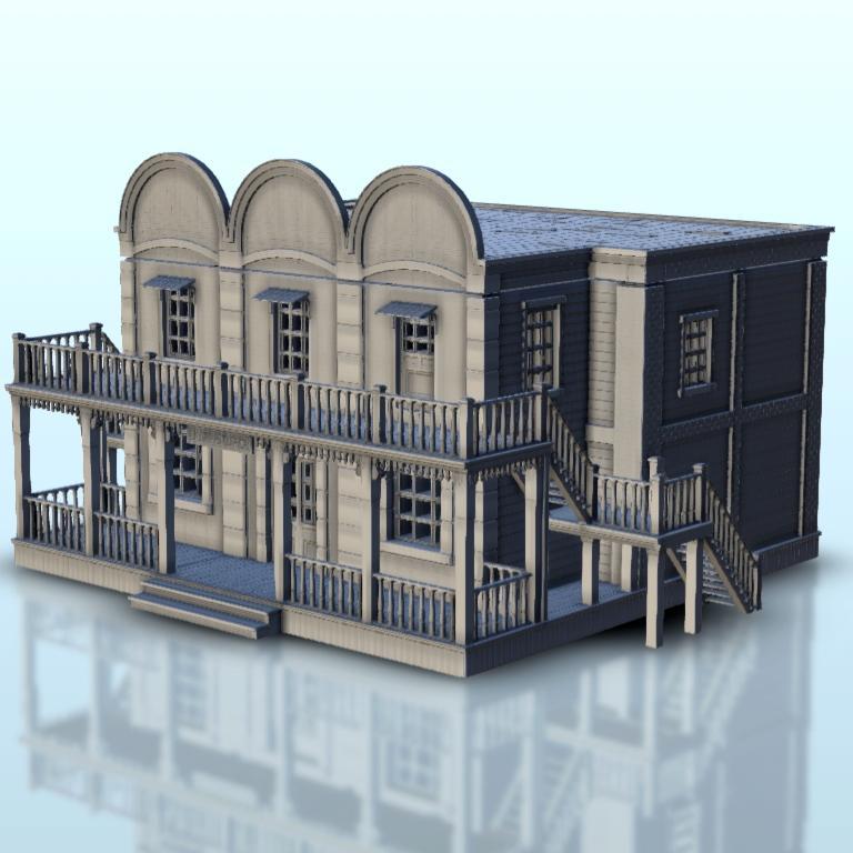 Wild West big sheriff's office building 35 - Six Gun Sound Desperado Old Chronicles Gunfight Gutshot Blackwater Gulch