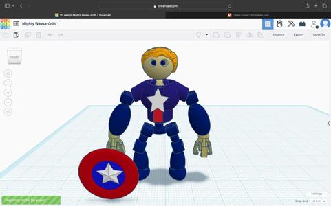 A super hero sculpter   
