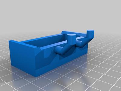 Allen wrench holder pegboard mount for thick board