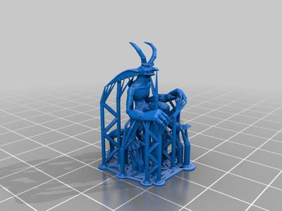Warlock Imp - Scaled to 32mm and presupported