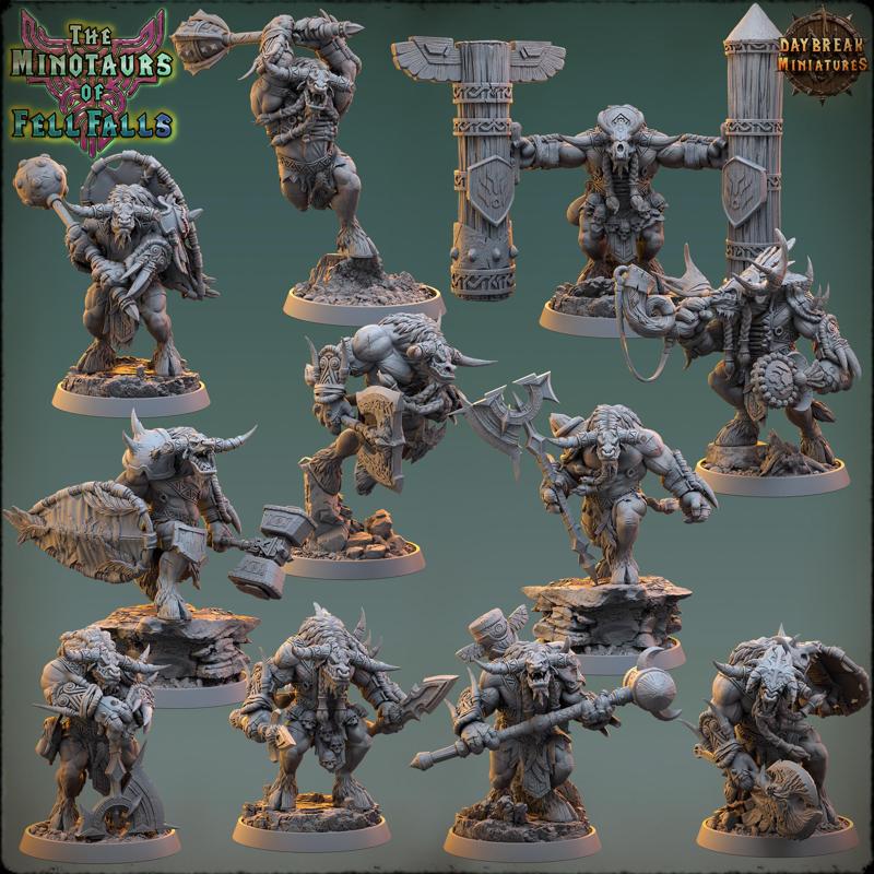 The Minotaurs of Fell Falls - COMPLETE PACK
