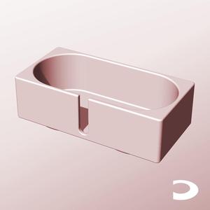CX68-45-SB Slotted Modular Stacking Storage Boxes | Printable Objects - Infinite Containers | stl file for 3d printing