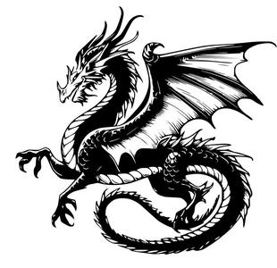 Wall art: Dragon (18)   