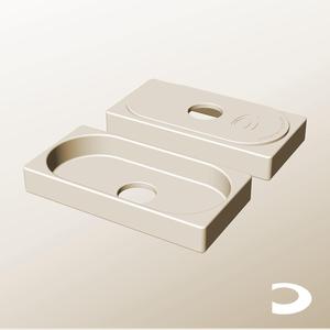 CX96-30-P Pierced Modular Stacking Storage Box Bin Container Planter Lamp Shade | Printable Objects - Infinite Containers | stl file for 3d printing
