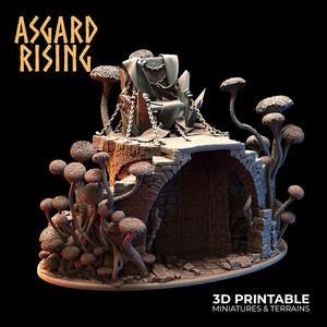 Goblin King's Throne /Terrain/ /Pre-supported/