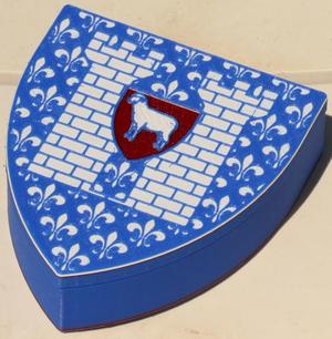 Box for Carcassonne's meeples set